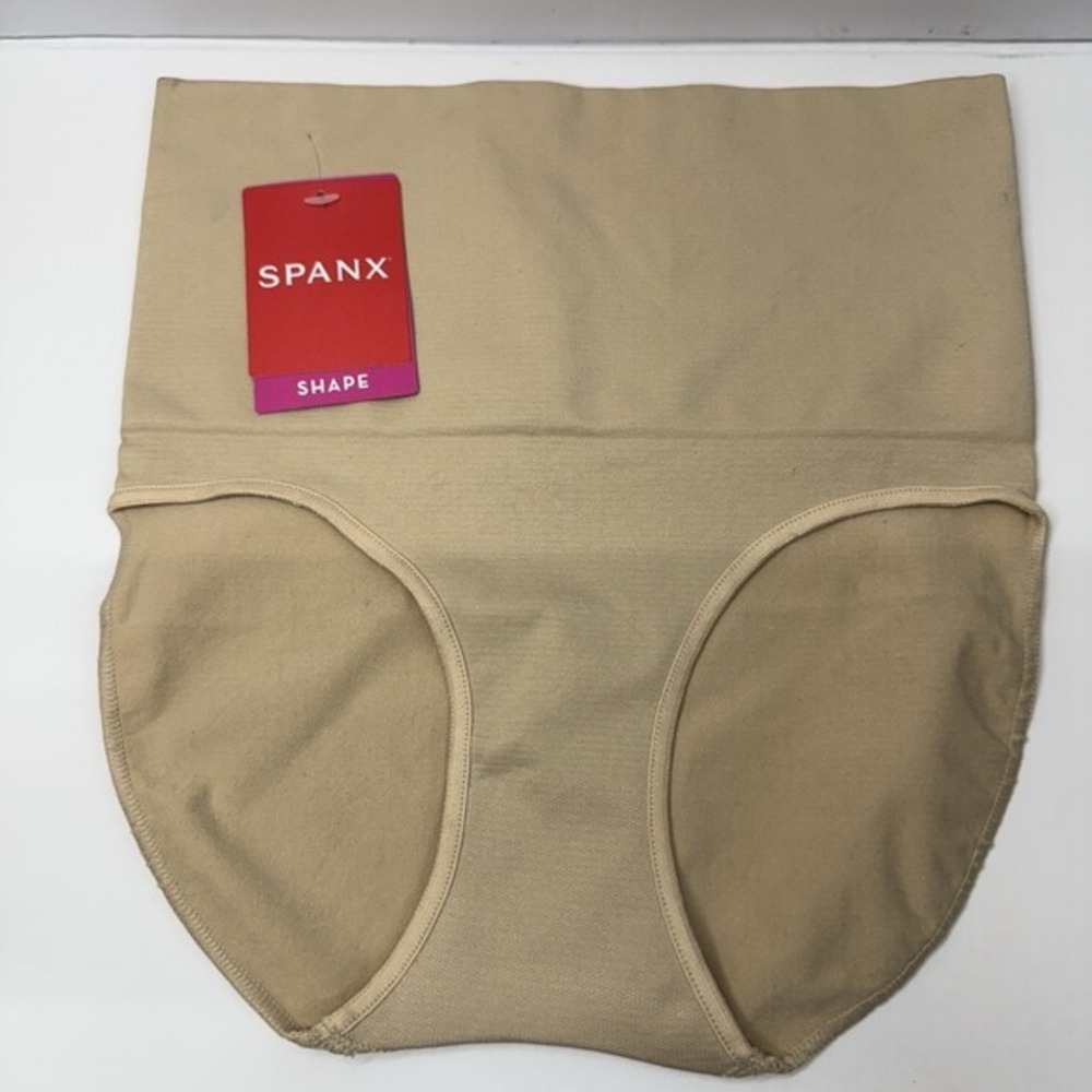 (3) SPANX BY SARA BLAKELY Everyday Shaping Brief Panties Nude, Size Small *READ* - Picture 2 of 9